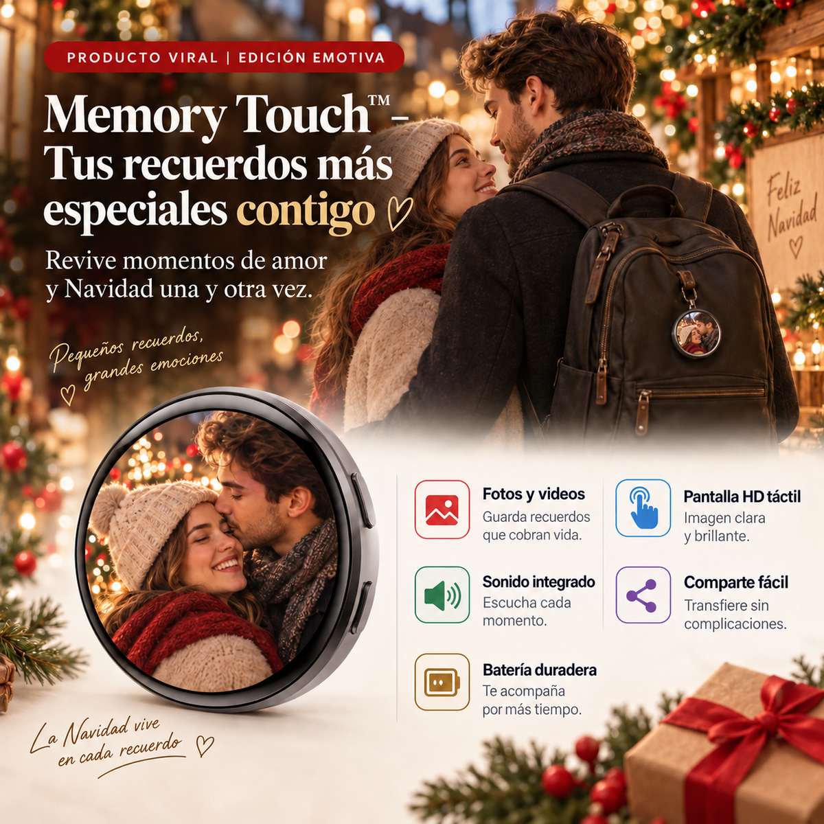 Memory Touch™ Botón de los recuerdos